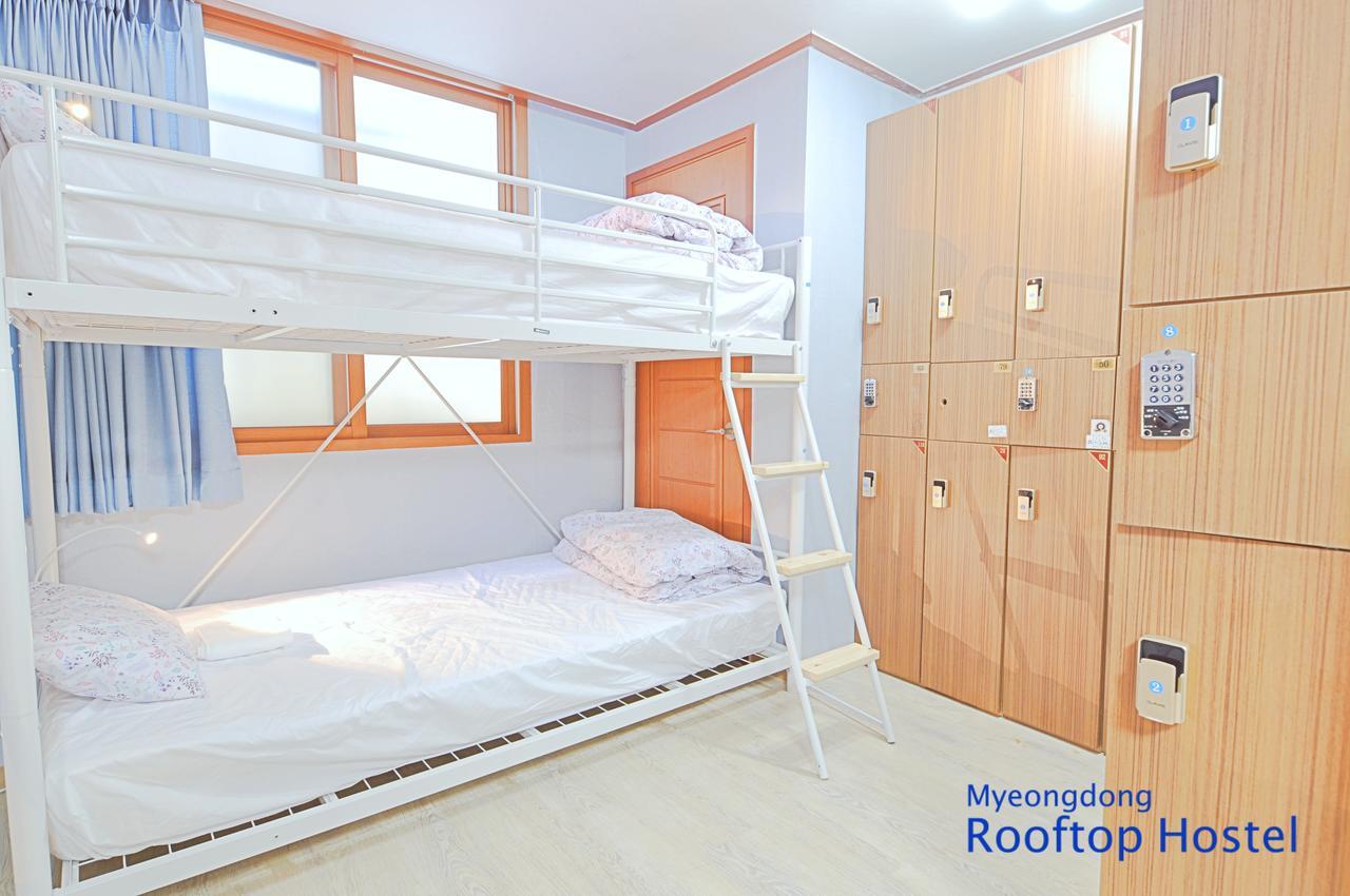 Myeongdong Rooftop Hostel Seúl Exterior foto